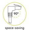 Goobay | Patch Cable | 51514 | RJ-45 | RJ-45 90°