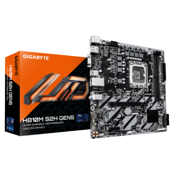 Gigabyte H810M S2H GEN5 | Procesoru saime Intel | Procesora ligzda LGA1851 | DDR5 | Atbalstītie cietā diska interfeisi SATA, M.2 | SATA savienotāju skaits 4