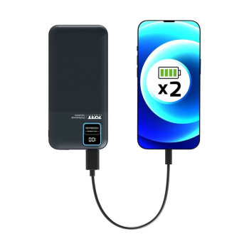 PORT CONNECT | Ārējā USB-C akumulators | 10000 mAh | Zils