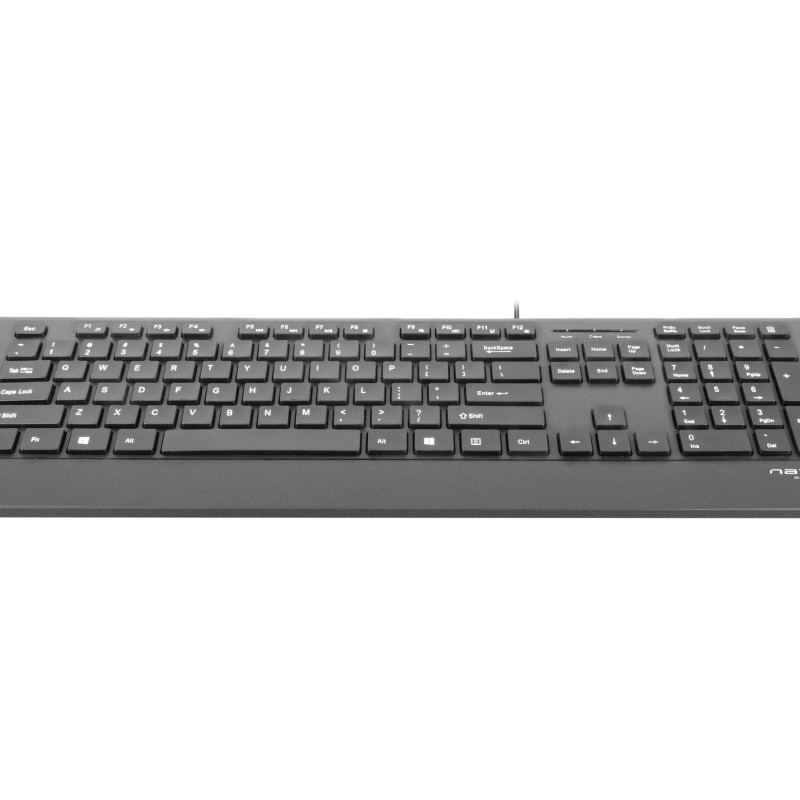 Natec Keyboard, Barracuda, US Layout, Slim | Natec | Keyboard | Barracuda | Standard | Wired | US | Black