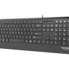 Natec Keyboard, Barracuda, US Layout, Slim | Natec | Keyboard | Barracuda | Standard | Wired | US | Black