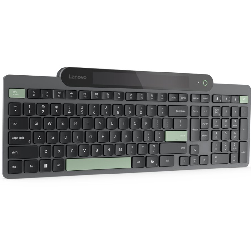 Lenovo Self-Charging Bluetooth Keyboard | Keyboard | Bluetooth | US Euro | Black