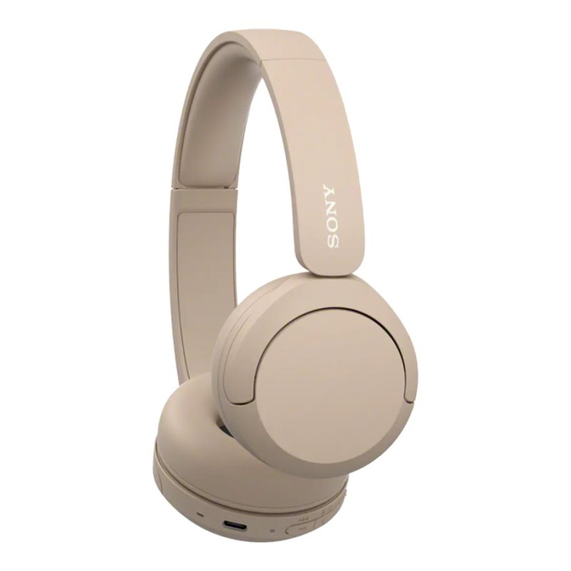 Sony | Wireless Headphones | WH-CH520 | Wireless | On-Ear | Microphone | Beige | Noise canceling | Wireless
