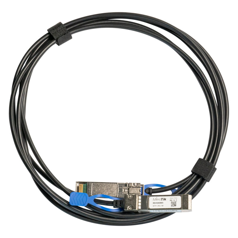MikroTik | 25GBase Direct Attach Cable | XS+DA0001 | SFP/SFP+/SFP28 | Maksimālais pārraides attālums 1 m