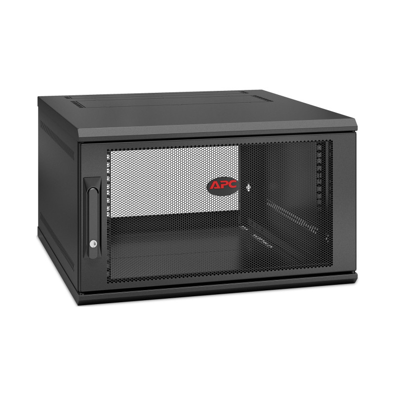 APC NetShelter WX 6U vienvārstu siena stiprināms korpuss 600 mm dziļš | Schneider Electric