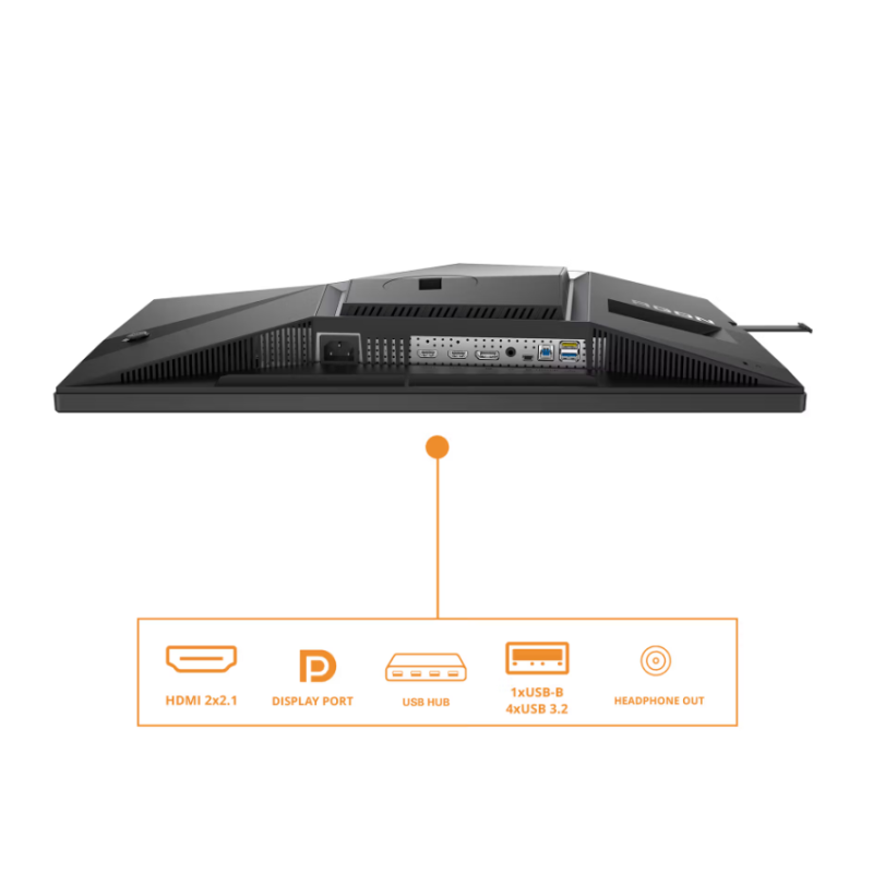 AOC CS24A | 24 " | TN | FHD | 16:9 | 610 Hz | 0.5 ms | 1920 x 1080 pixels | 500 cd/m² | HDMI ports quantity 2 | Black/Orange
