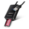 AXAGON USB-A 10Gbps - M.2 NVMe and SATA SSD Adapter | ADM2-AM