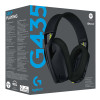 Logitech LIGHTSPEED Gaming Headset | G435 | Bluetooth | Over-Ear | Microphone | Black and Neon Yellow | Wireless