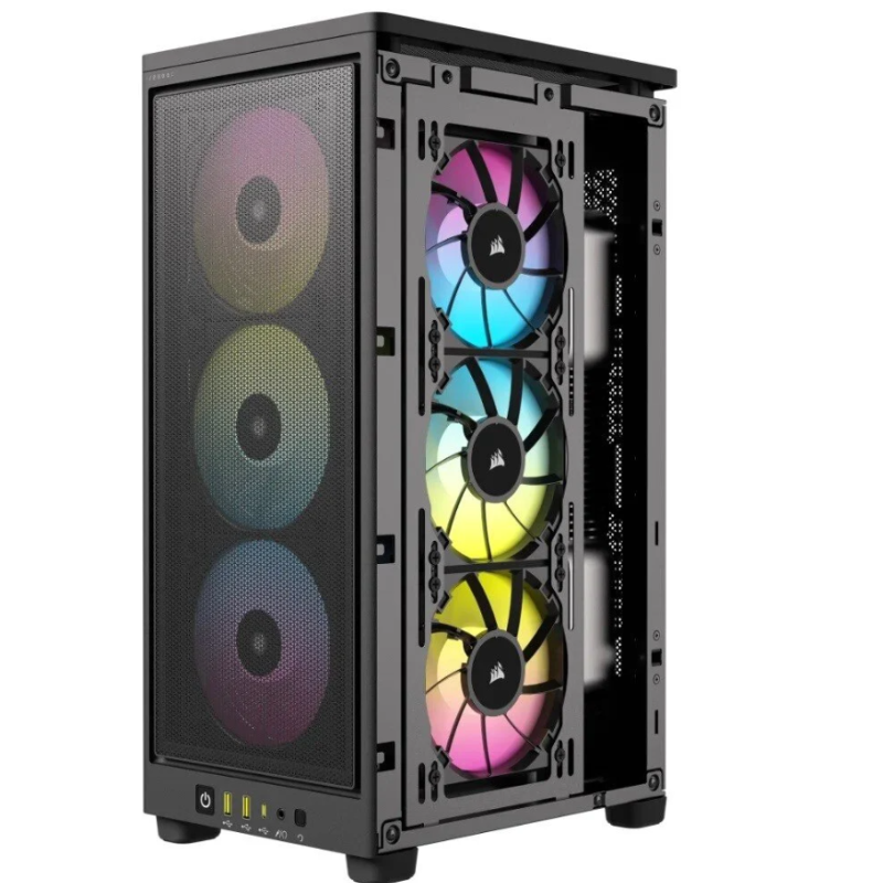Corsair | RGB AIRFLOW PC Case | 2000D | Black | Mini-ITX | SFX