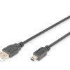Digitus | Connection Cable, 1.8 m | AK-300108-018-S | USB Type A to USB Mini B
