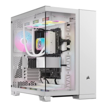 Corsair Dual Chamber PC korpuss | iCUE LINK 6500X RGB | Balts | Mid Tower | ATX