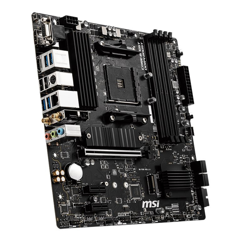 MSI | B550M PRO-VDH WIFI | Processor family AMD | Processor socket AM4 | DDR4 | Memory slots 4 | Chipset AMD B | Micro ATX