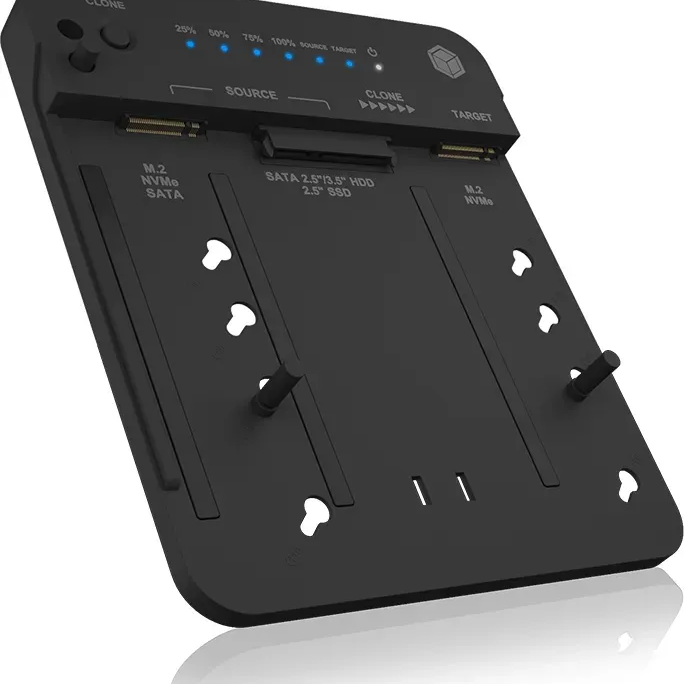 Raidsonic Icy Box dokstacija un klonēšanas stacija 2x M.2 NVMe SSD | IB-2913MCL-C31