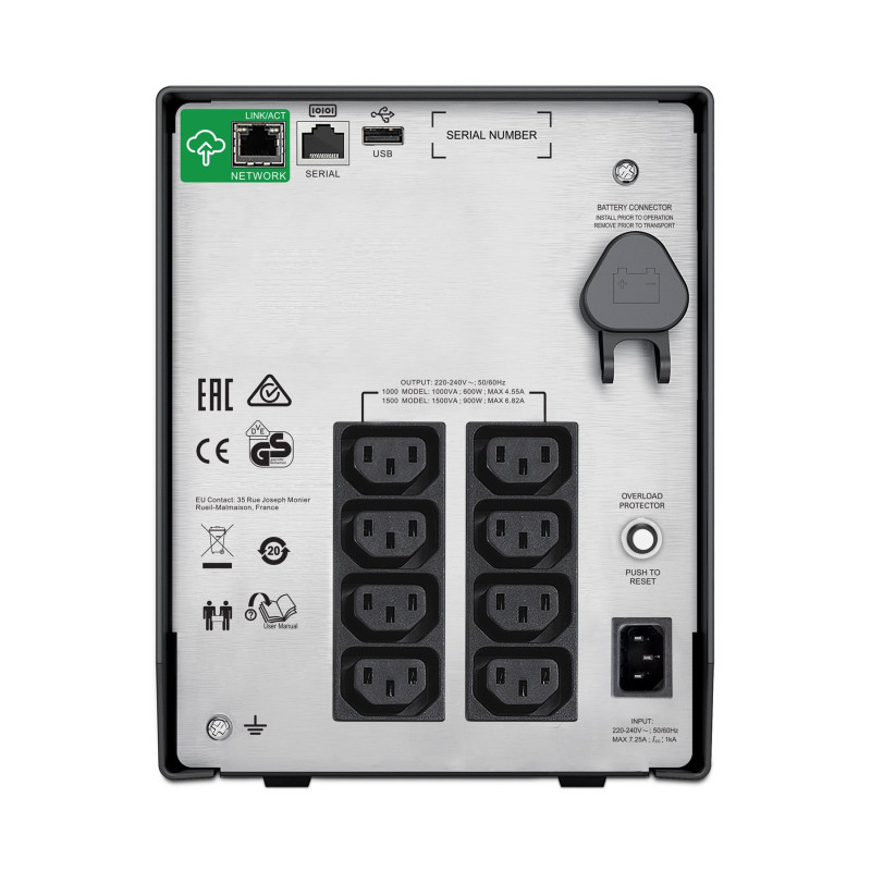 Schneider Electric APC Smart-UPS C | SMC1500IC | 1500 VA | 900 W