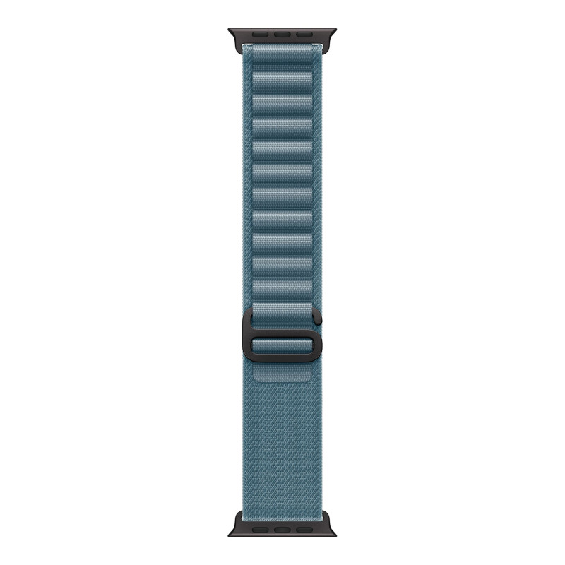 Apple 49mm Light Blue Alpine Loop - Medium - Black Titanium Finish | Apple