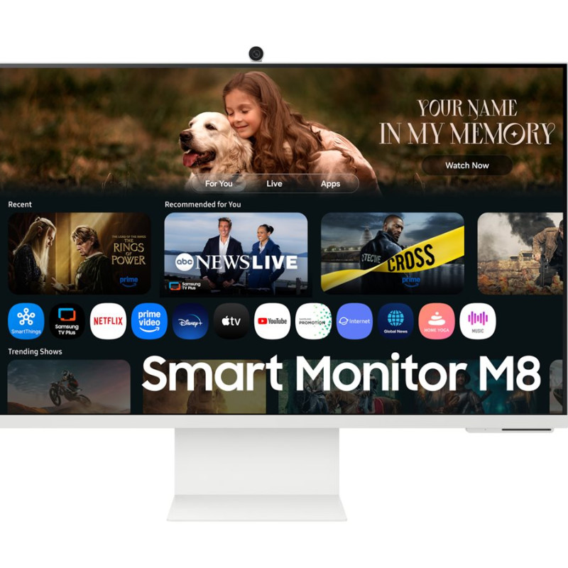 Samsung | LS32FM801UUXDU | 32 " | VA | 16:9 | 60 Hz | 4 ms | 3840 x 2160 pixels | 400 cd/m² | HDMI ports quantity 1 | White