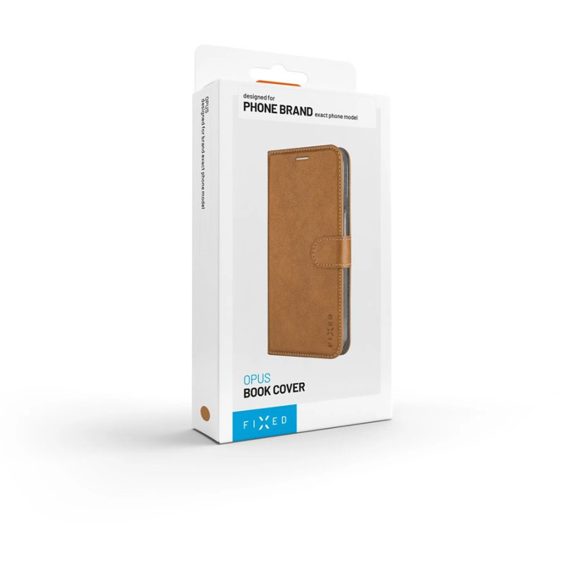 Fixed Opus | Book Case | Samsung | Galaxy A57 5G | Synthetic leather | Brown
