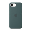 Apple iPhone 16e silikona maciņš – Lake Green | Apple