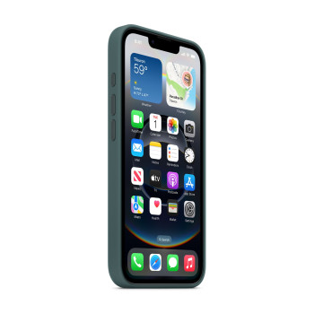 Apple iPhone 16e Silicone Case – Lake Green | Apple
