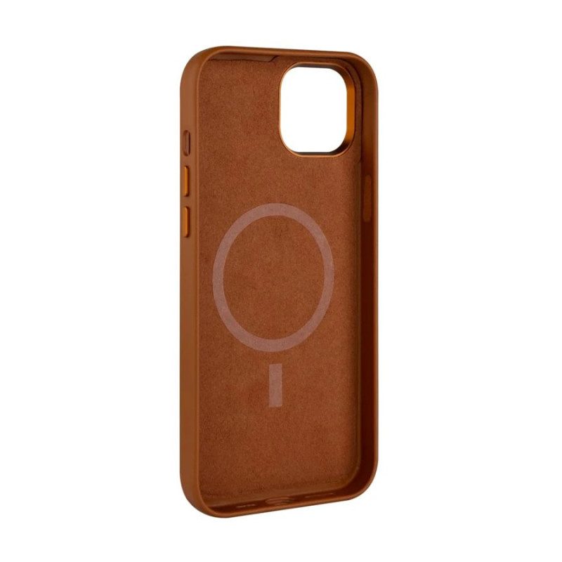 Fixed MagLeather | Aizmugures vāciņš | Apple | iPhone 16 Pro | Āda | Brūns