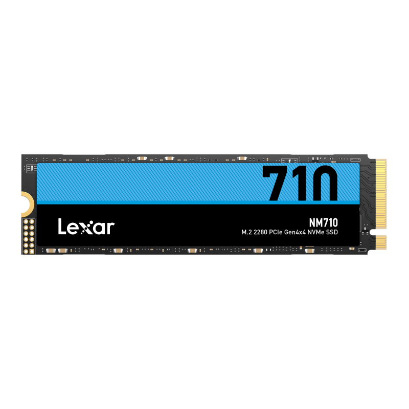 Lexar | M.2 NVMe SSD | NM710 | 1000 GB | SSD formāts M.2 2280 | SDD saskarne PCIe Gen4x4 | Nolasīšanas ātrums 5000 MB/s | Rakstīšanas ātrums 4500 MB/s