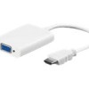 Goobay | HDMI/VGA adapters, niķelēts | 51758 | Balts | HDMI spraudnis (type A) | VGA ligzda (15-pin)