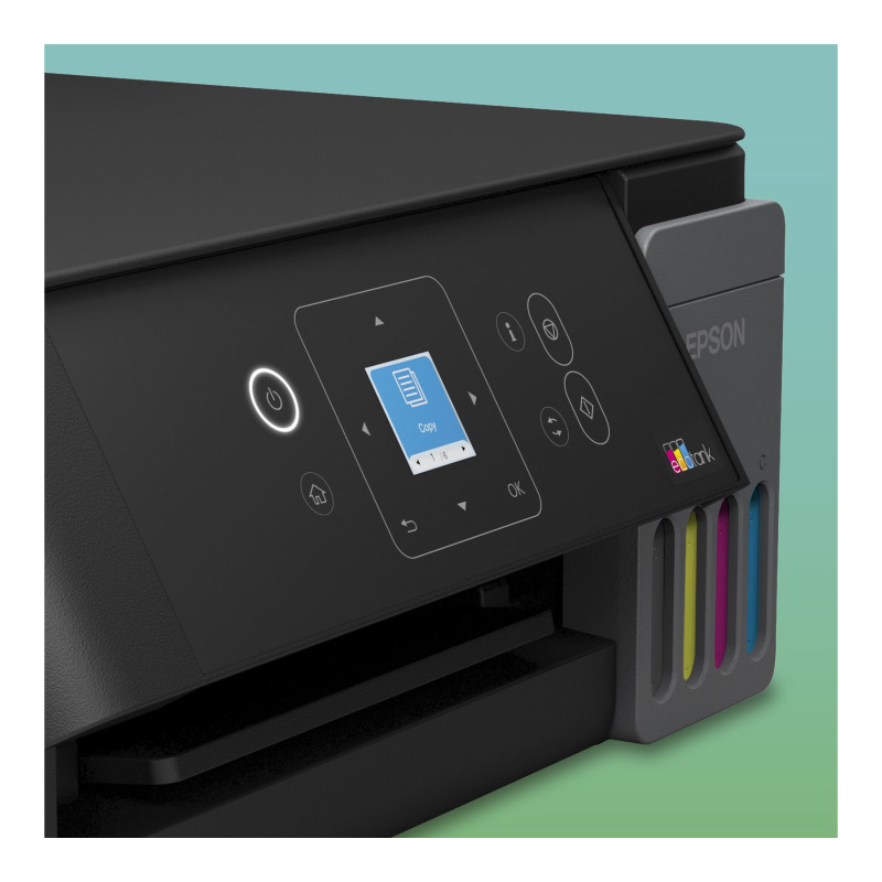 Epson EcoTank | L3360 | Tintes printeris | Krāsains | Multifunkcionāls printers | A4 | Wi‑Fi | Melns