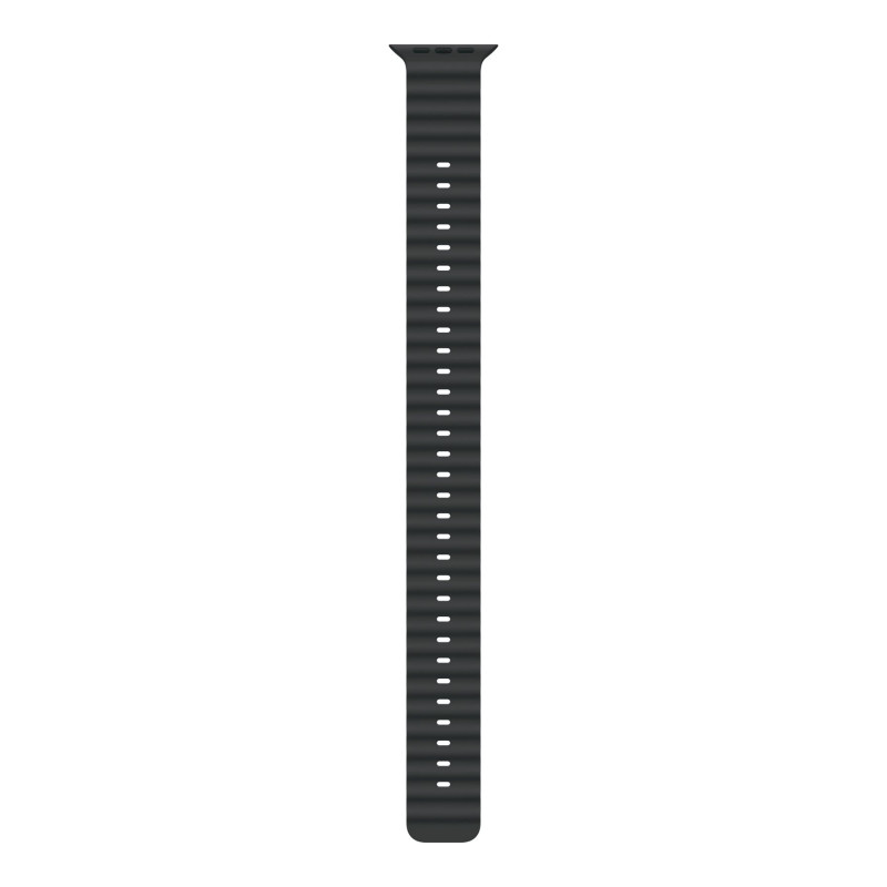 Apple | 49mm Melns Ocean Band paplašinājums - Dabīga titāna apdare