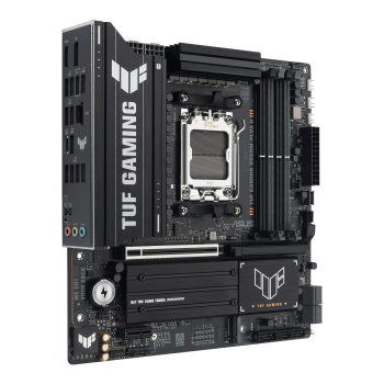 Asus TUF GAMING B850M-PLUS II | Procesoru saime AMD | Procesora ligzda AM5 | DDR5 | Atbalstītie cietā diska interfeisi SATA, M.2 | SATA savienotāju skaits 4