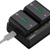 Sony USB PD saderīgs lielas kapacitātes NP-FZ100 akumulatora lādētājs | BC-ZD1