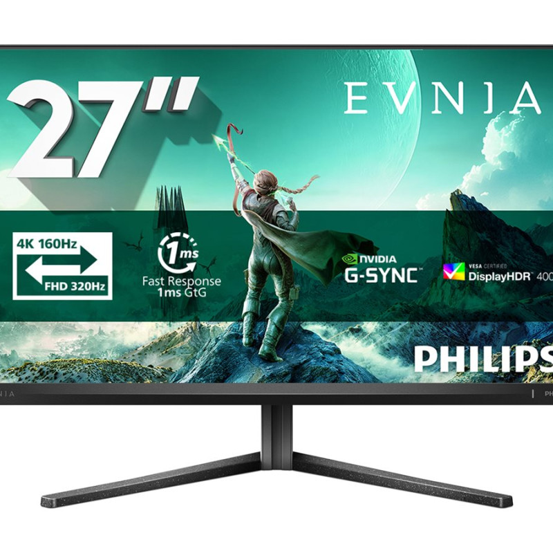 Philips | 27M2N3800A/00 | 27 " | Fast IPS | 4K UHD | 16:9 | 160 Hz | 1 ms | 3840 x 2160 pixels | 350 cd/m² | HDMI ports quantity 2 | Charcoal