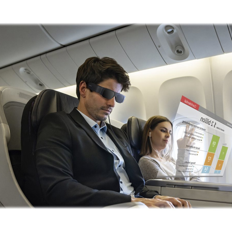 Epson | Viedās brilles | MOVERIO BT-40 | Melna | Viedtālruņi, planšetdatori, datori | USB-C | Viedās brilles