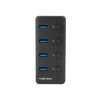 Natec USB 3.0 HUB, Mantis 2, 4-Port, On/Off with AC Adapter | Natec | 4 Port Hub With USB 3.0 | Mantis NHU-1557 | Black