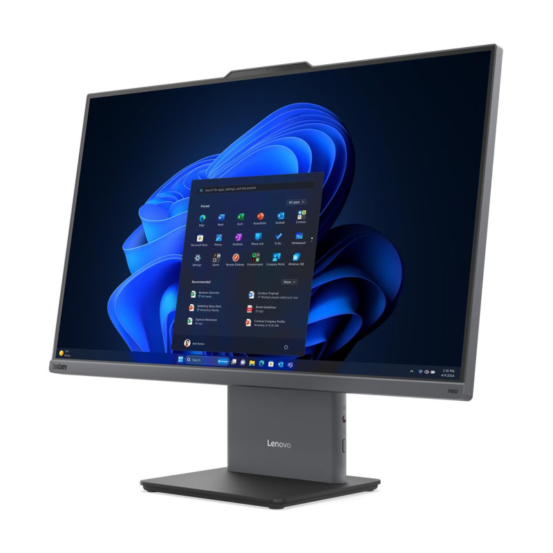 Lenovo ThinkCentre neo 50a Gen 6 LNL 23.8 FHD ULT5-226V/16GB/512GB/Intel Arc Graphics 130V/Windows 11 Pro/ENG tastatūra/Luna Grey | Lenovo