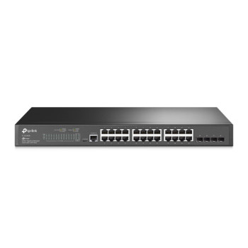 TP-LINK | JetStream L2 Switch | TL-SG3428 | Tīmekļa pārvaldāms | Restējamais | SFP porti 4 | Barošanas avots: vienīgais