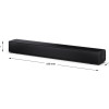 Sharp Compact 2.0 Soundbar | HT-SB121 | 120 W | Bluetooth | Wireless connection | Black