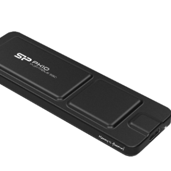 Silicon Power Pārnēsājamais SSD | PX10 | 1000 GB | USB 3.2 Gen 2 | Melns