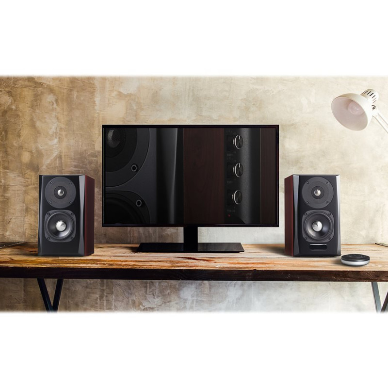 Edifier | Old School Style Modern Sound Bluetooth skaļrunis | S350DB | Bluetooth | Bezvadu savienojums | Tumši brūns/Melns | 150 W