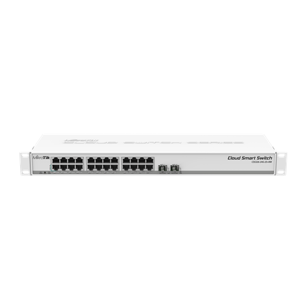 MikroTik | Cloud Smart Switch | CSS326-24G-2S+RM | 12 month(s)