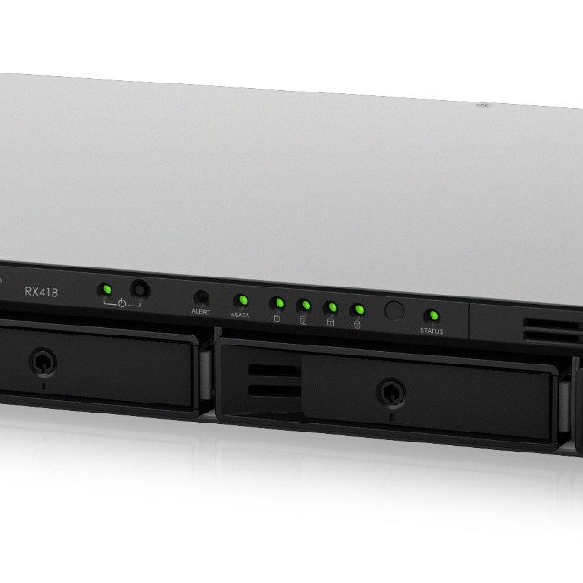 Synology | Paplašinājuma bloks | RX418 | Līdz 4 HDD/SSD karstā nomaiņa