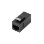 Lanberg | Feed-Through Keystone savienotājs RJ45 uz RJ45 CAT.5E UTP | KSU5-3000