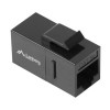 Lanberg | Feed-Through Keystone savienotājs RJ45 uz RJ45 CAT.5E UTP | KSU5-3000