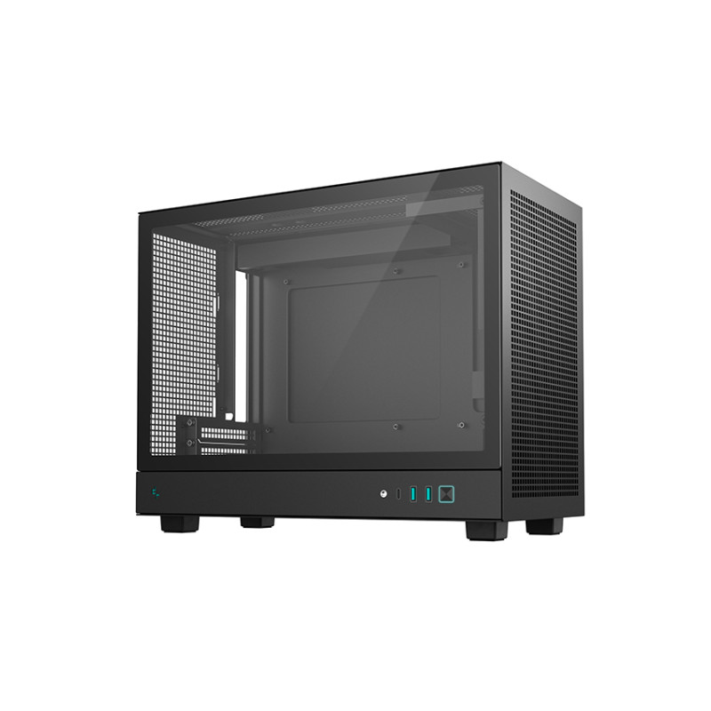 Deepcool korpuss | CH160 Plus | Melns | Mini-ITX