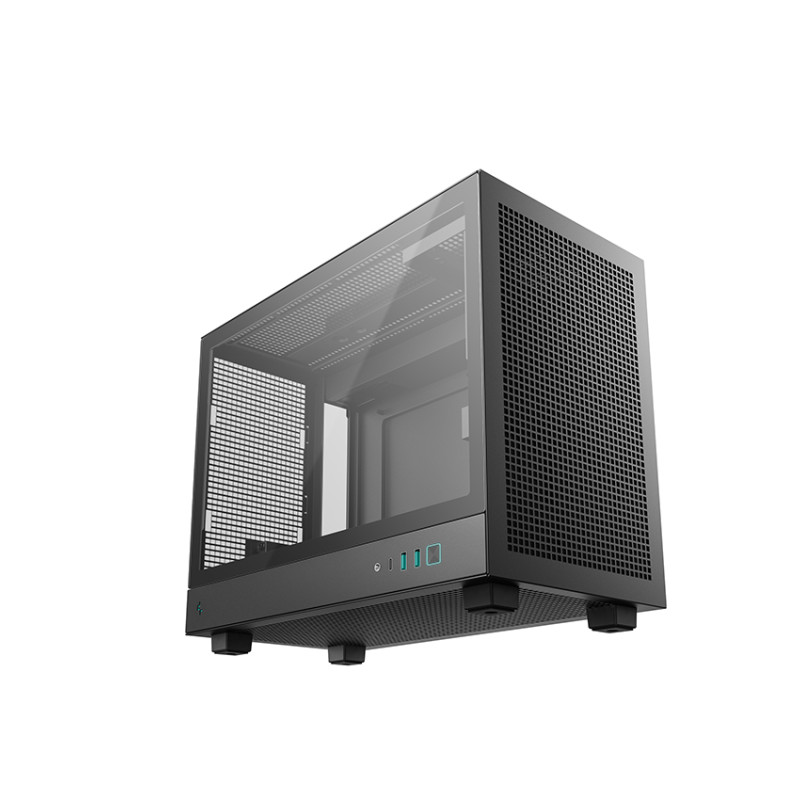 Deepcool korpuss | CH160 Plus | Melns | Mini-ITX