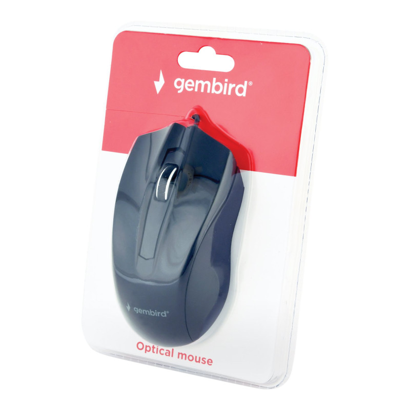 Gembird | Optical Mouse | MUS-3B-01 | Optical mouse | USB | Black