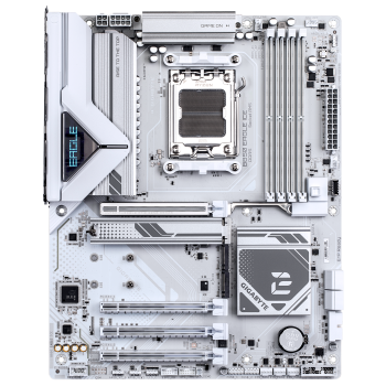 Gigabyte B850 EAGLE ICE | Procesoru saime AMD | Procesoru ligzda AM5 | DDR5 | Atbalstīti cietā diska interfeisi SATA, M.2 | SATA savienotāju skaits 4