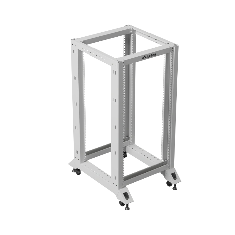 Lanberg Open Rack 19" 22U 600X800 | OR01-6822-S | Grey