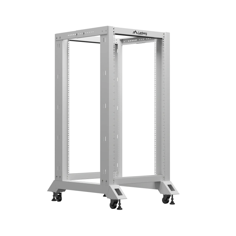 Lanberg Open Rack 19" 22U 600X800 | OR01-6822-S | Grey