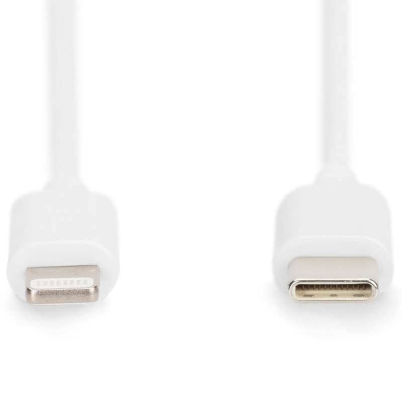 Digitus | Lightning to USB-C data/charging cable | DB-600109-020-W | USB-C to Lightning Apple Lightning 8-pin | USB C