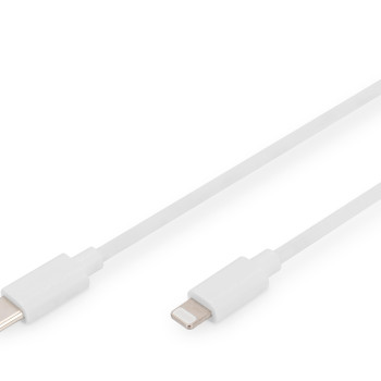 Digitus | Lightning uz USB‑C datu/uzlādes kabelis | DB-600109-020-W | USB‑C uz Lightning Apple Lightning 8‑pin | USB C